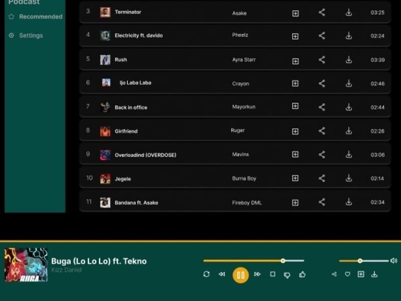 Cover image for Redesign Winamp music player