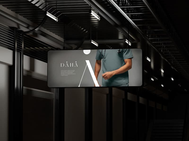 Cover image for Daha Brand Identity: Medical Precision Meets Elegant Design