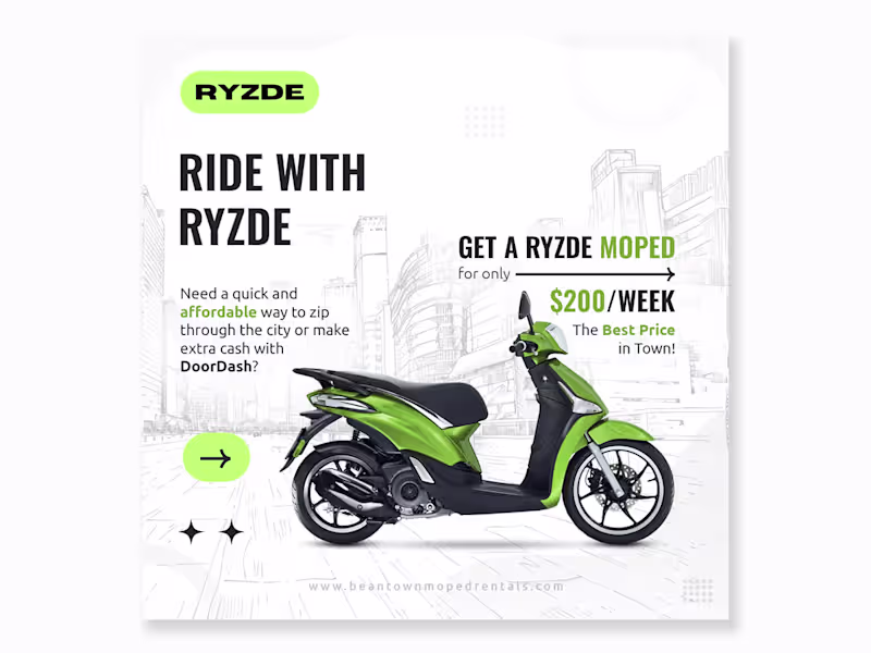 Cover image for Ride with RYZDE