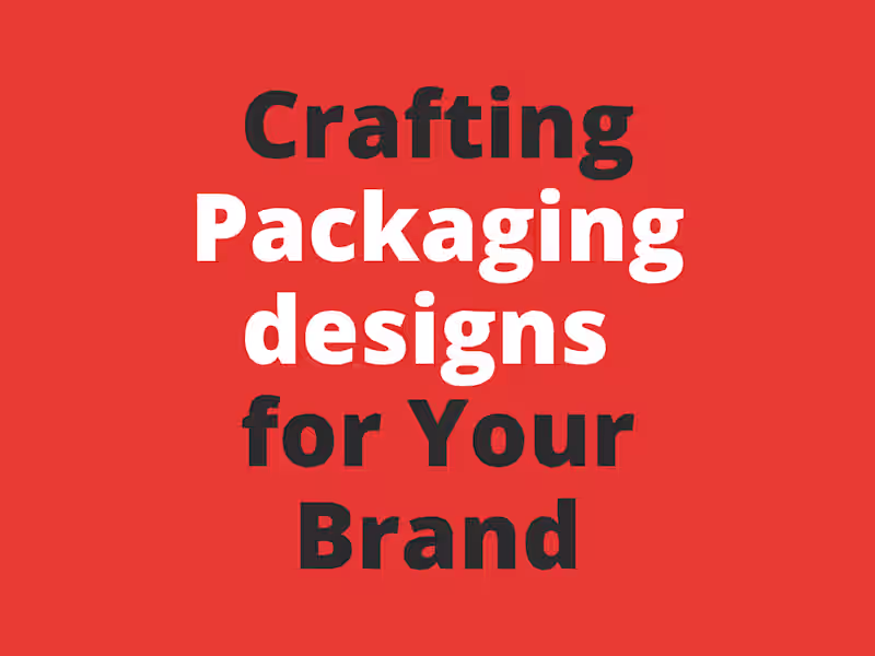 Cover image for Crafting packaging and label designs