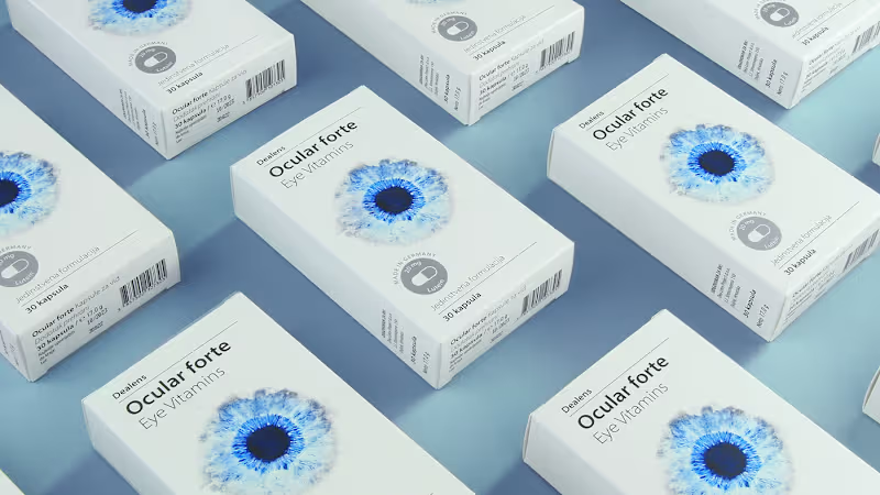 Cover image for Ocular Forte Vision Capsules Packaging Design