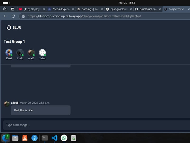 Cover image for Anonymous Chat Application