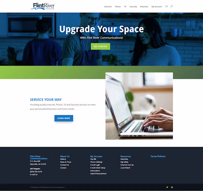 Cover image for ISP Website & Branding