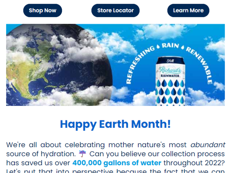 Cover image for Earth Month Promo ✦ Email Campaign
