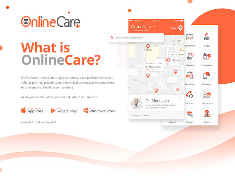 Cover image for OnlineCare - Health Care- UI/UX Design :: Behance