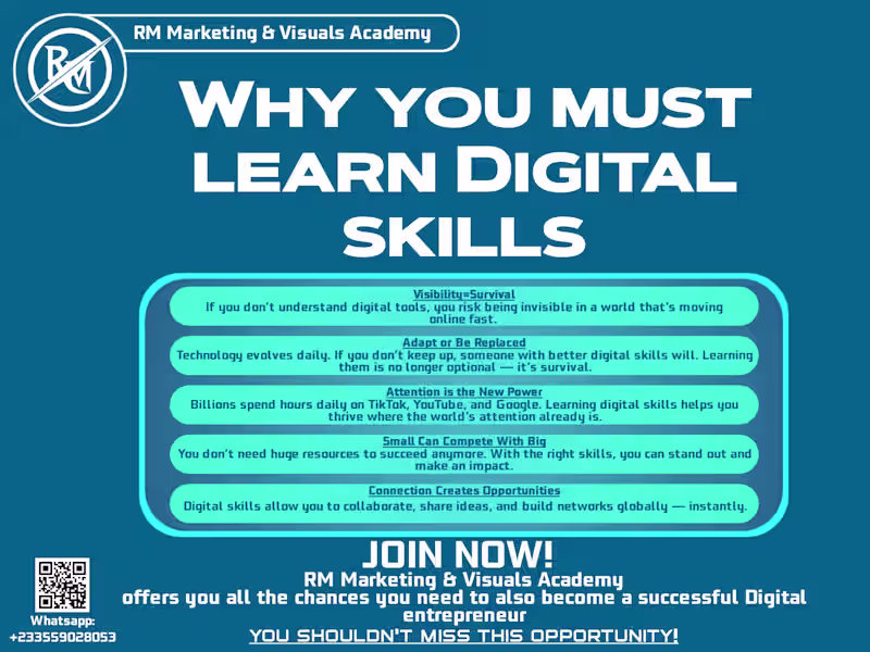 Cover image for Stunning Logo and Flyer design for RM Academy