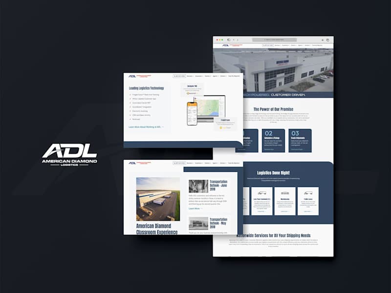 Cover image for American Diamond Logistics - adldelivers.com