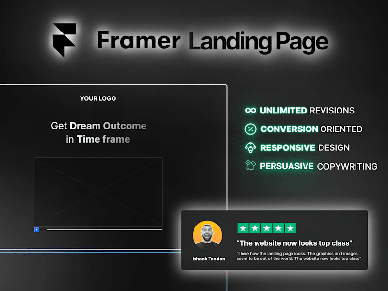 Cover image for High-Converting Framer Landing Page