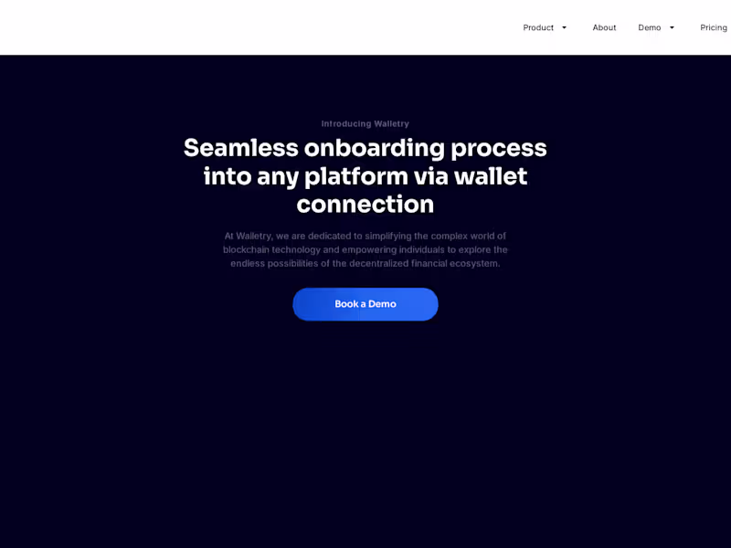 Cover image for Web3 Wallet Landing Page