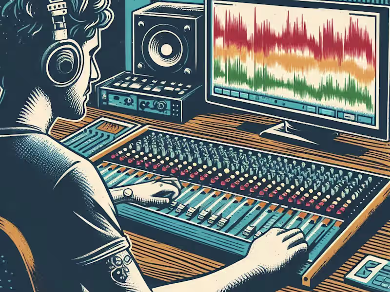 Cover image for Work with clients to help record, mixing and mastering. 