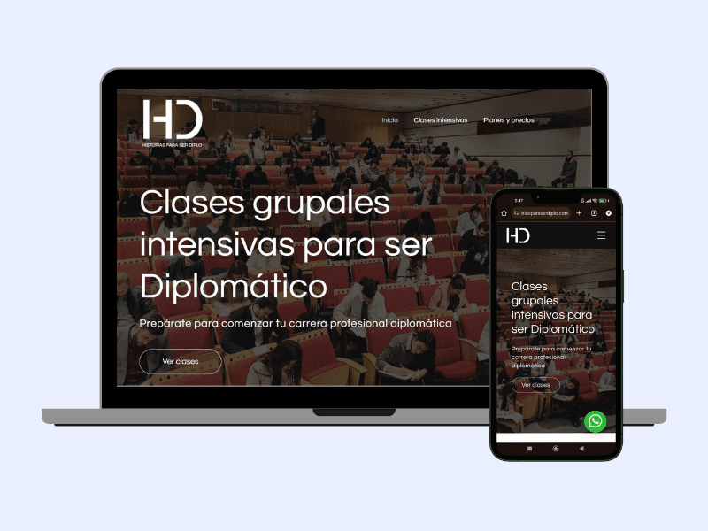 Cover image for Diplomatic Classes Website
