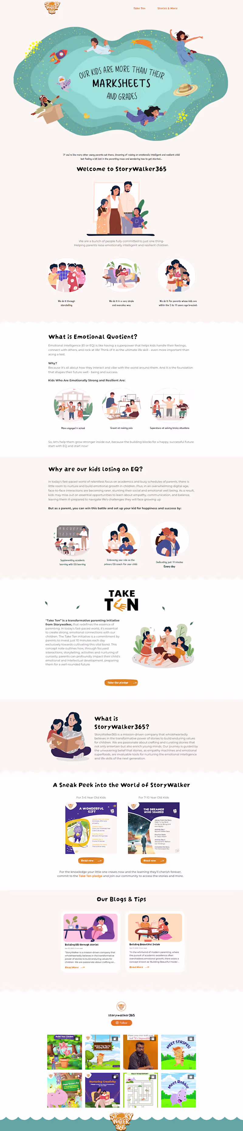 Cover image for Storywalker365 | stories for kids