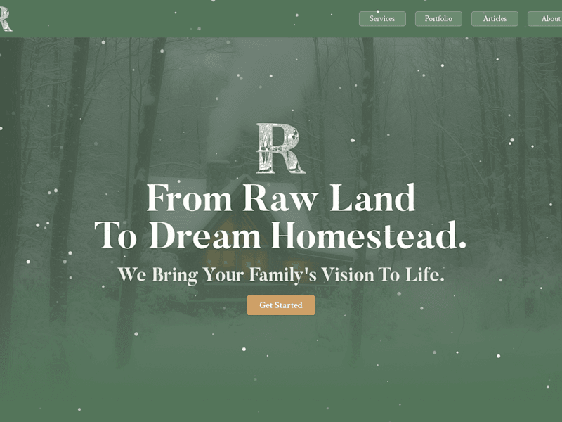 Cover image for Landscape Design Firm Marketing Website