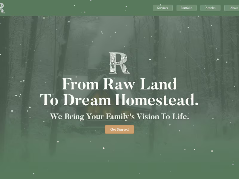 Cover image for Landscape Design Firm Marketing Website