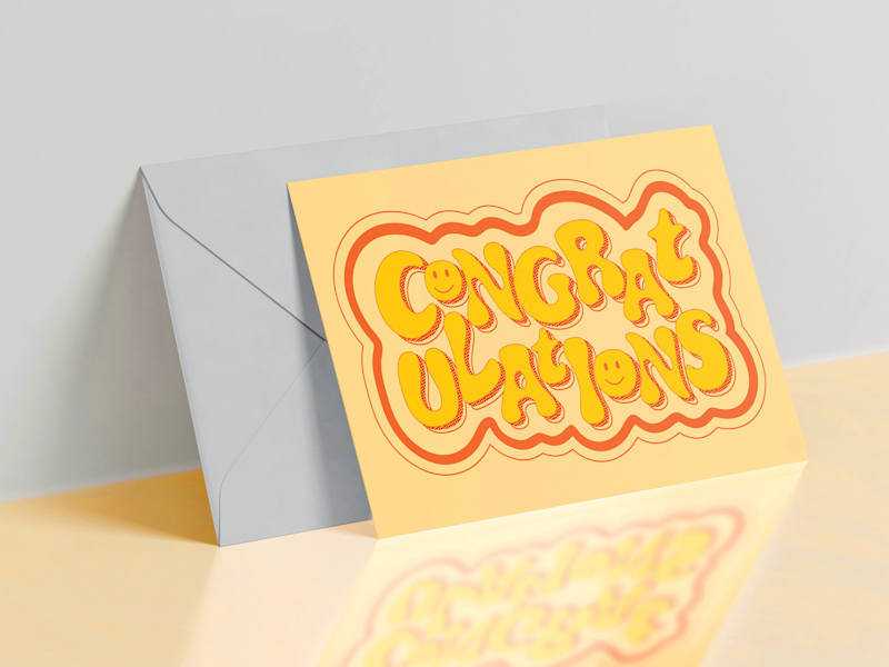 Cover image for Congratulations Greeting Card