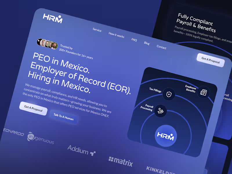 Cover image for Website Design for Human Resources Mexico