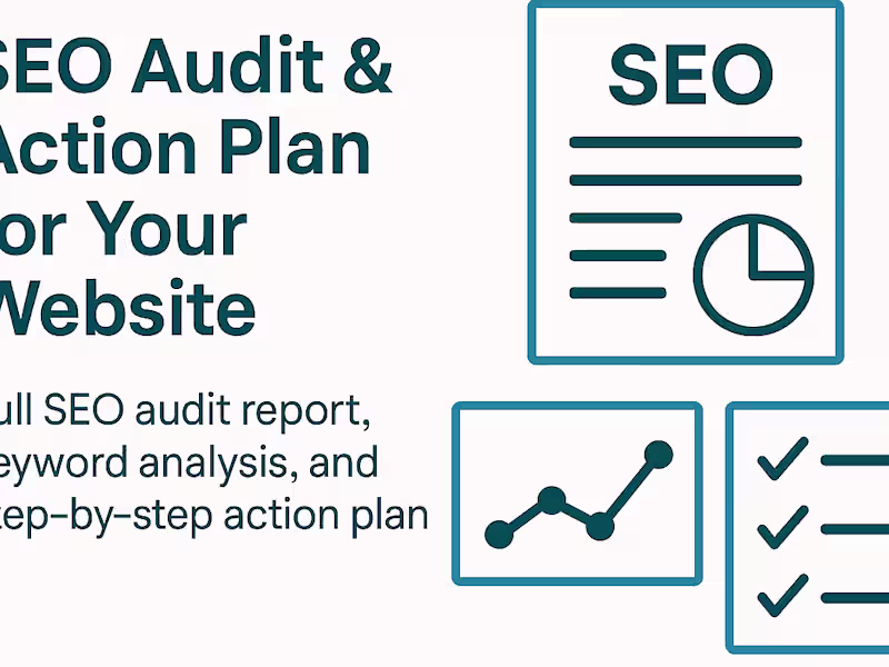Cover image for  SEO Audit & Action Plan for Your Website
