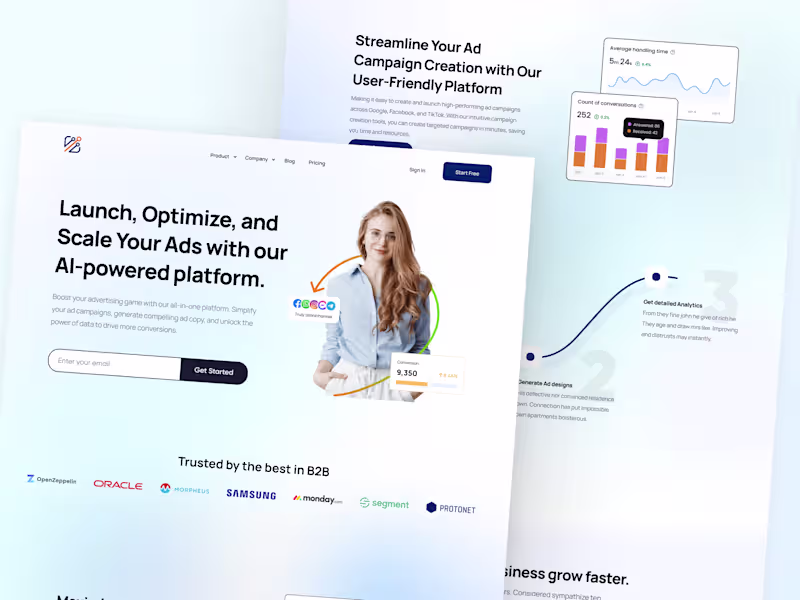 Cover image for AI Marketing Platform Web Design
Close the dialog