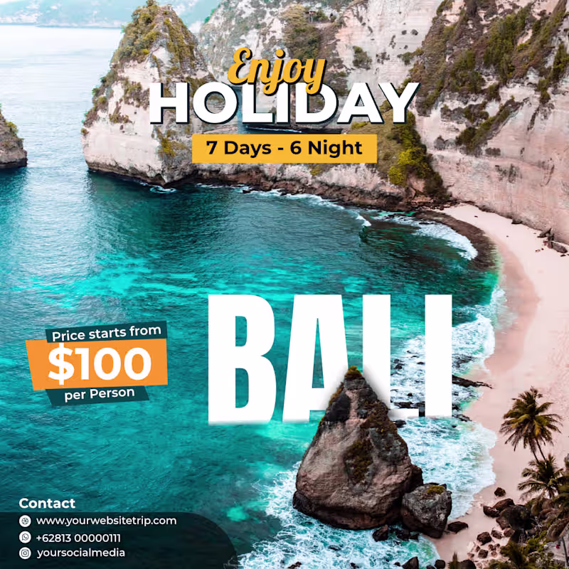 Cover image for Travel promotion design