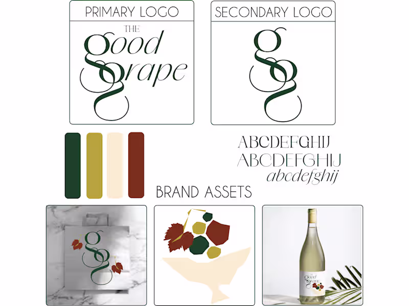 Cover image for Earthy Wine Logo Suite