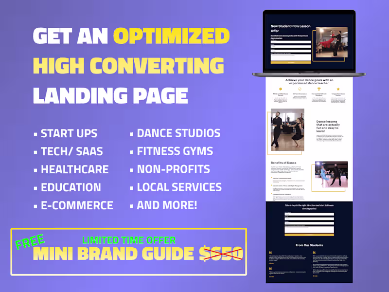 Cover image for Lead Gen Landing Page