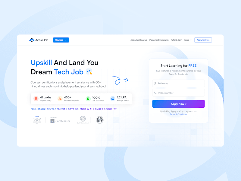 Cover image for AccioJob Main Landing Page