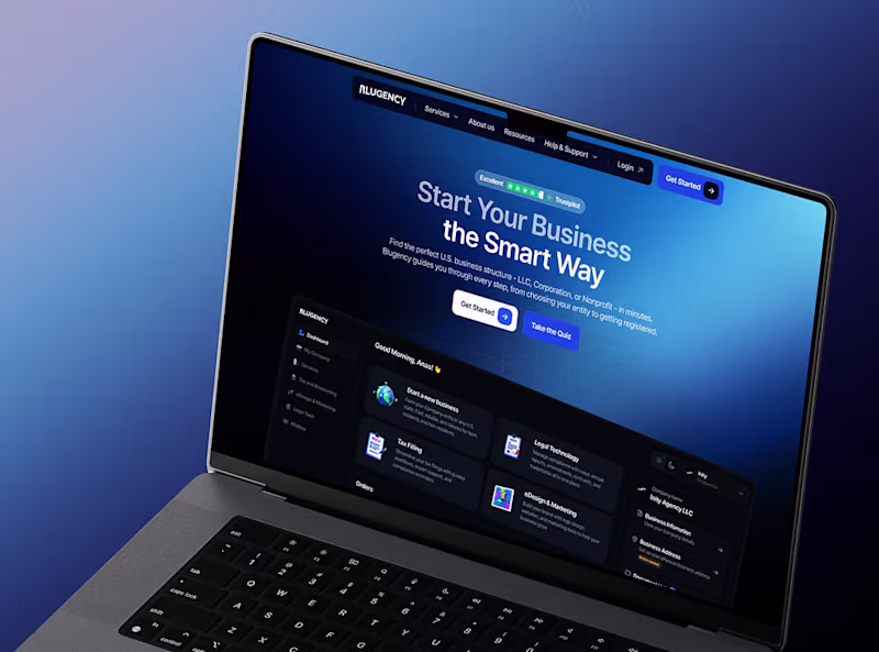 Cover image for Product Design for Blugency Website