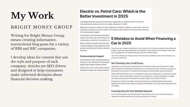 Cover image for Financial Services Blog Posts