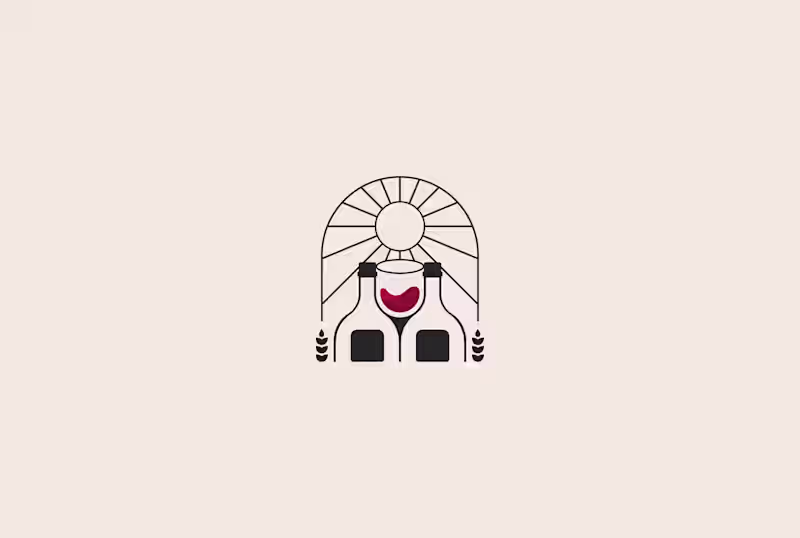Cover image for “Elegant, artisanal logo design blending wine, harvest, and ...