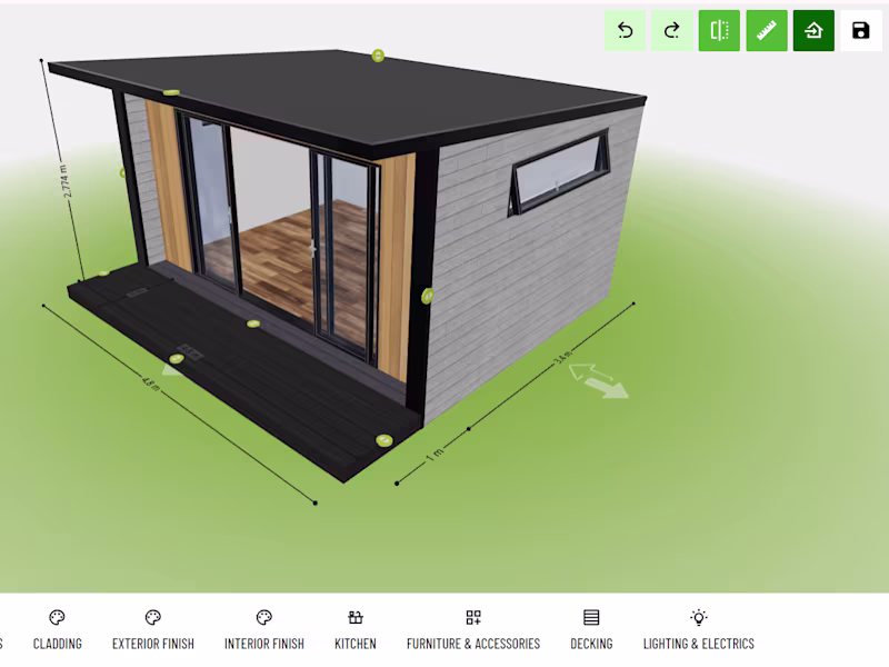 Cover image for 3D visualization of all ourdoors like Veranda, Gardenroom