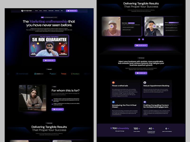 Cover image for Quantum spike Digital - Framer website