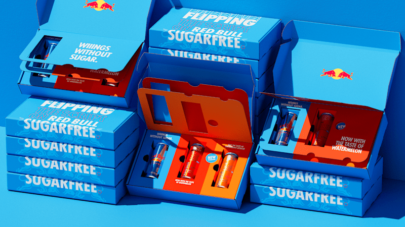 Cover image for Red Bull Sugarfree Edition Packaging