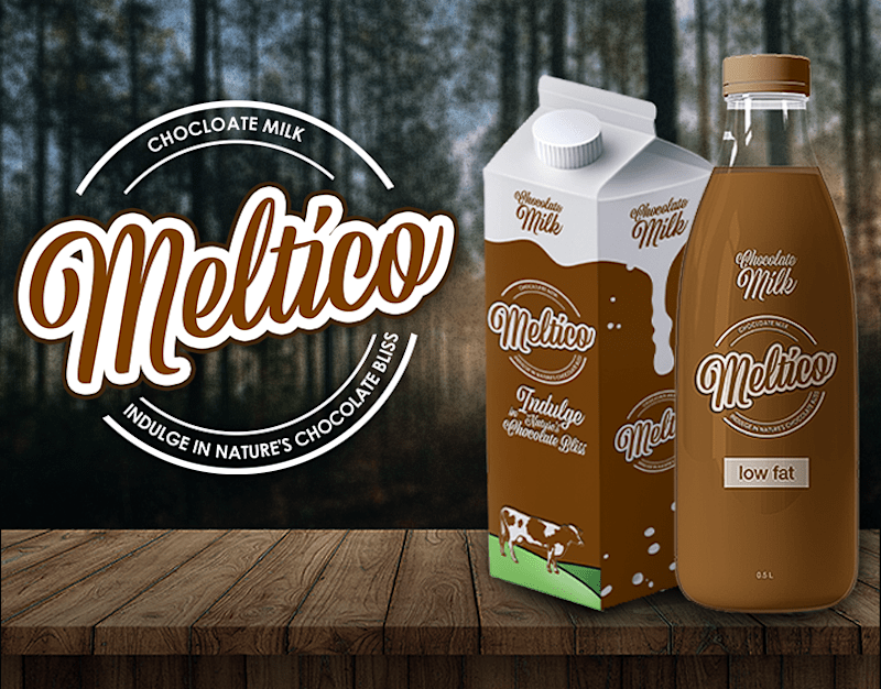 Cover image for Meltico Chocolate Milk Brand Visual Identiy