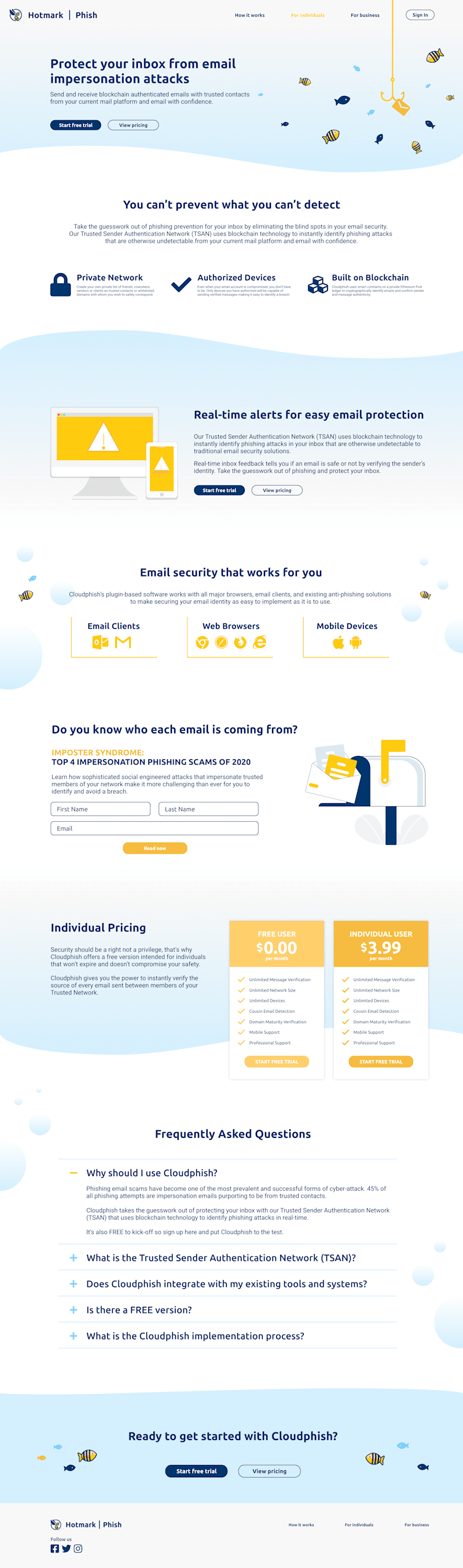 Cover image for DESIGN // Cloudphish: anti-phishing product