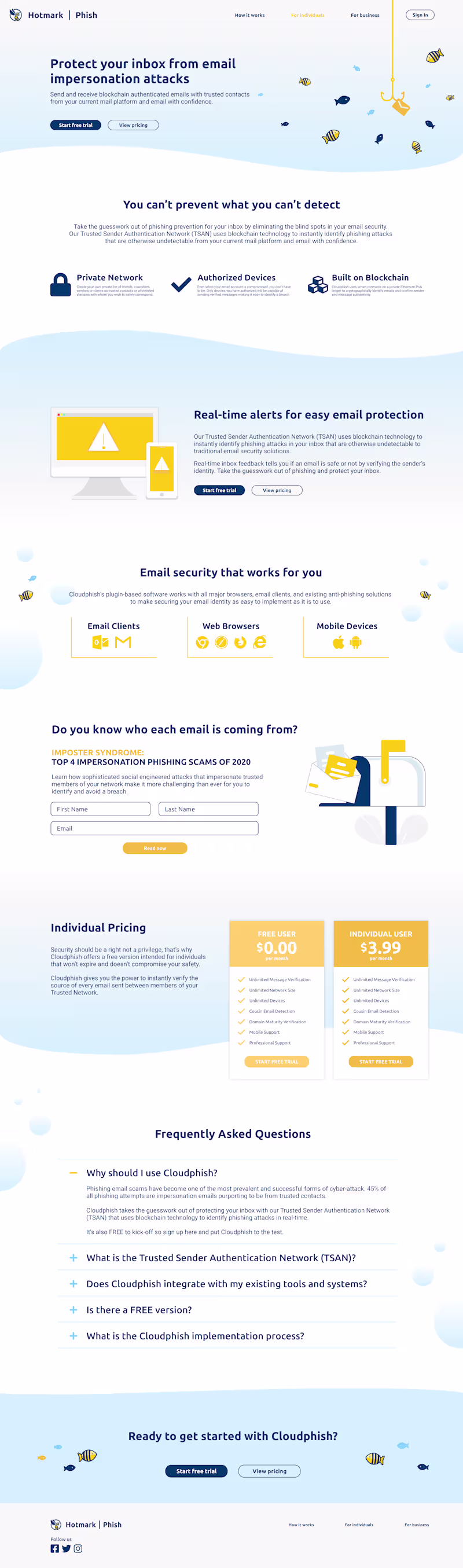 Cover image for DESIGN // Cloudphish: anti-phishing product