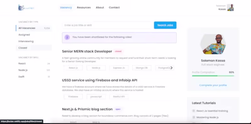 Cover image for Lucian: Freelance Recruiting Platform