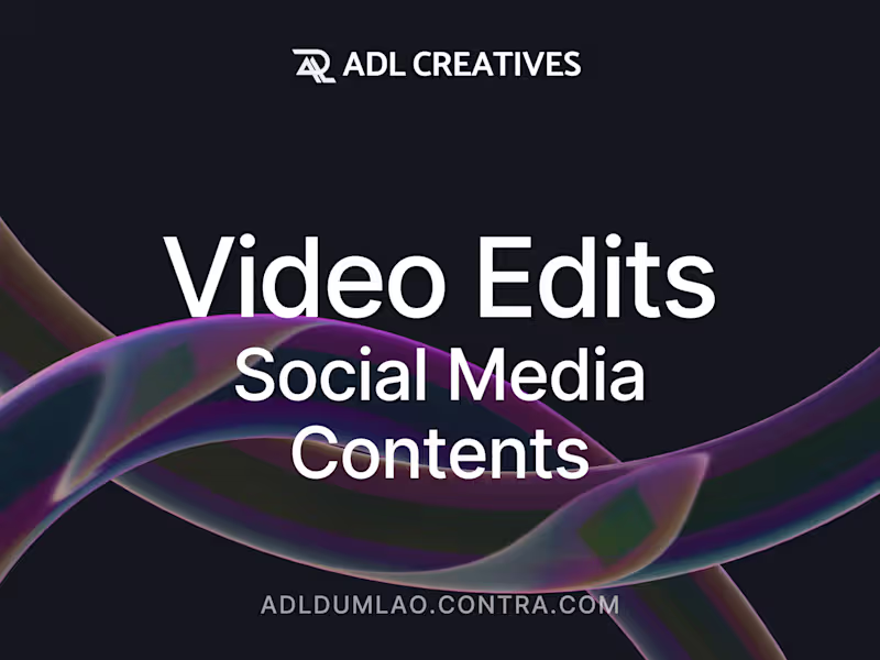 Cover image for Video Editor: Social Media Contents