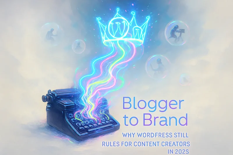 Cover image for Blogger to Brand: Why WordPress Still Rules for Content Creators in 2025