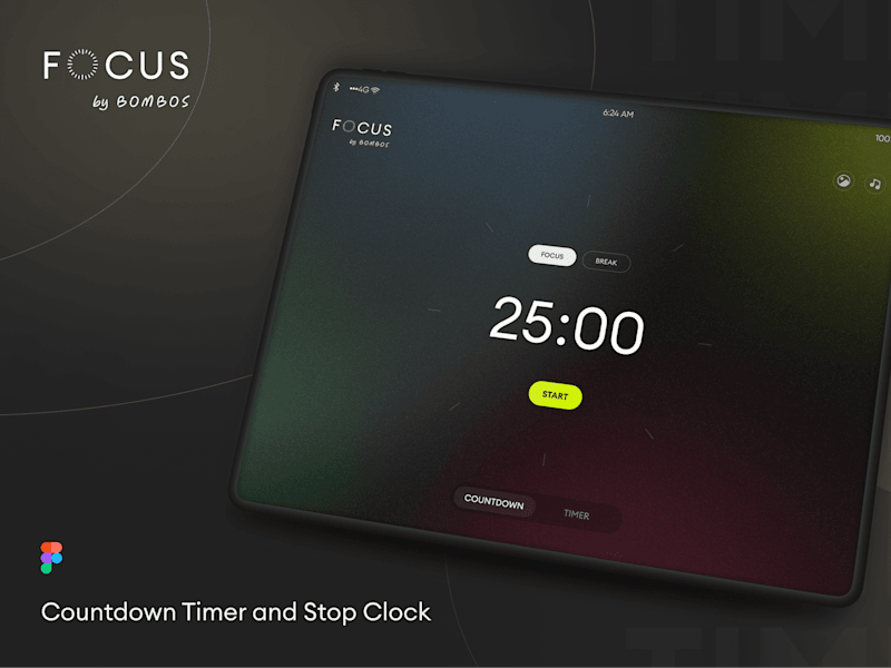 Cover image for Personal Project: Pomodoro Timer in Figma