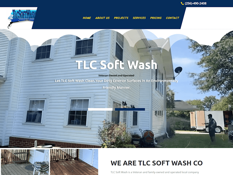Cover image for TLC Soft Wash | Exterior Cleaning Services - Gadsden to Birming…