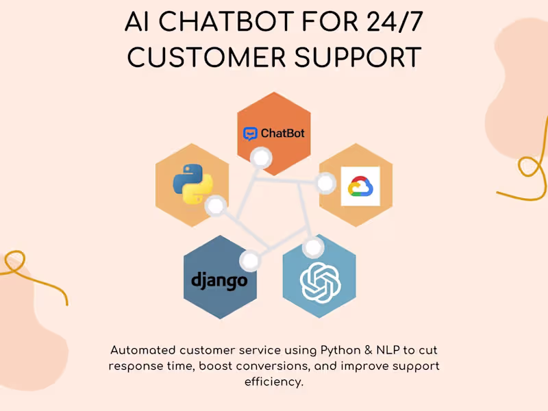 Cover image for Smart Customer Support Chatbot – Built with Python & NLP