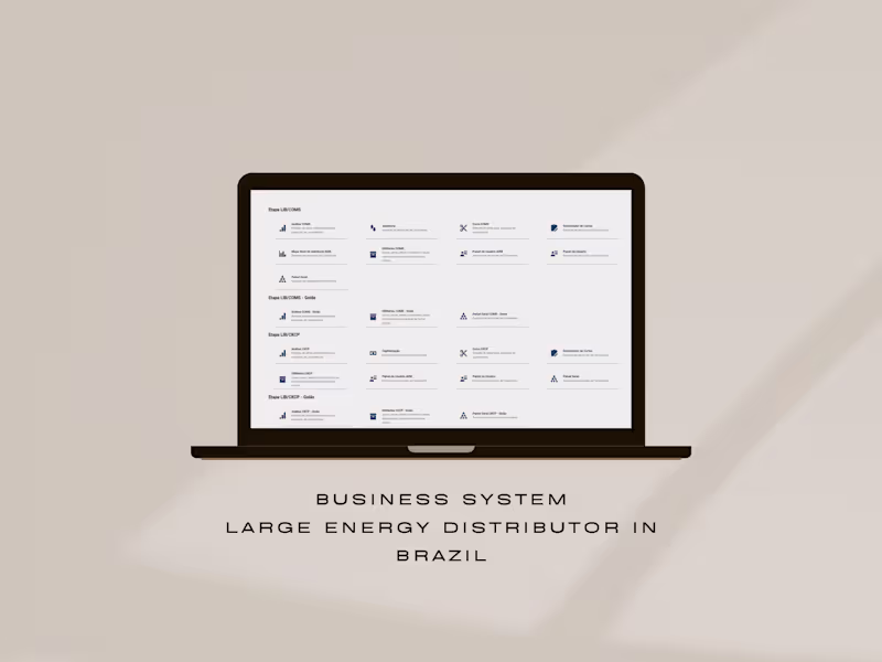 Cover image for Business system - Large energy distributor in Brazil