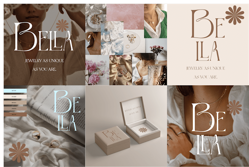 Cover image for Branding & Packaging Design for Bella Jewelry