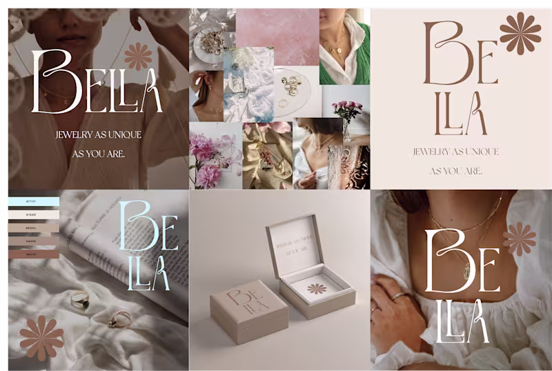 Cover image for Branding & Packaging Design for Bella Jewelry