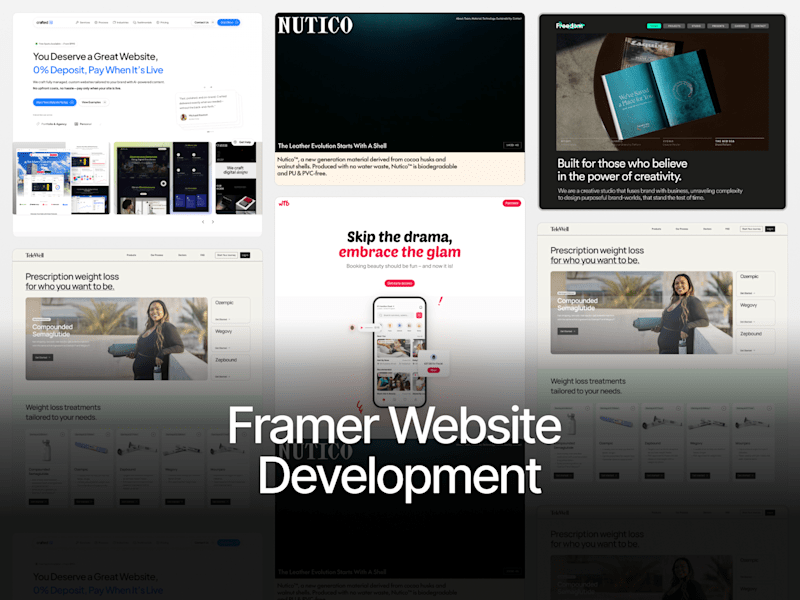 Cover image for Framer Website Development