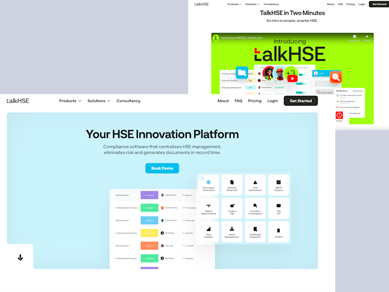 Cover image for TalkHSE – Webflow Marketing Website & Brand Showcase