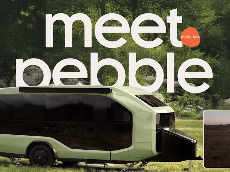 Cover image for Pebble | Where Home Meets the Road