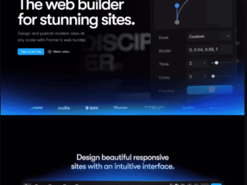 Cover image for Framer//Bubble Landing Page