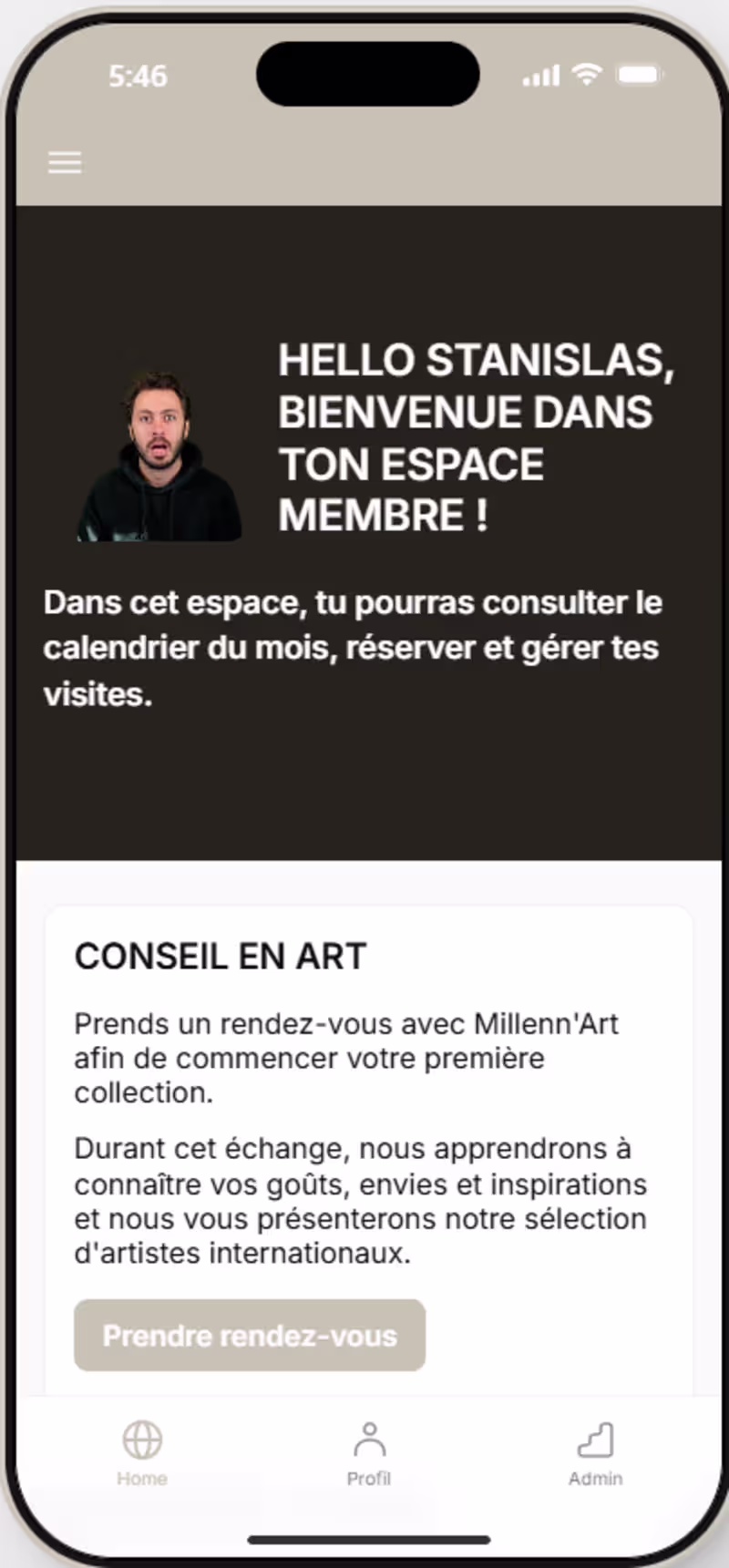 Cover image for Millenn'Art application