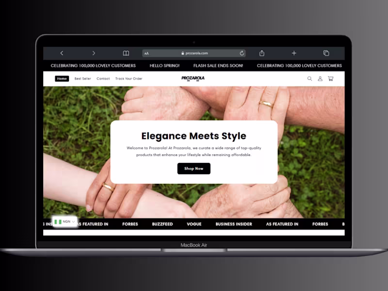 Cover image for Prozarola - Shopify Store